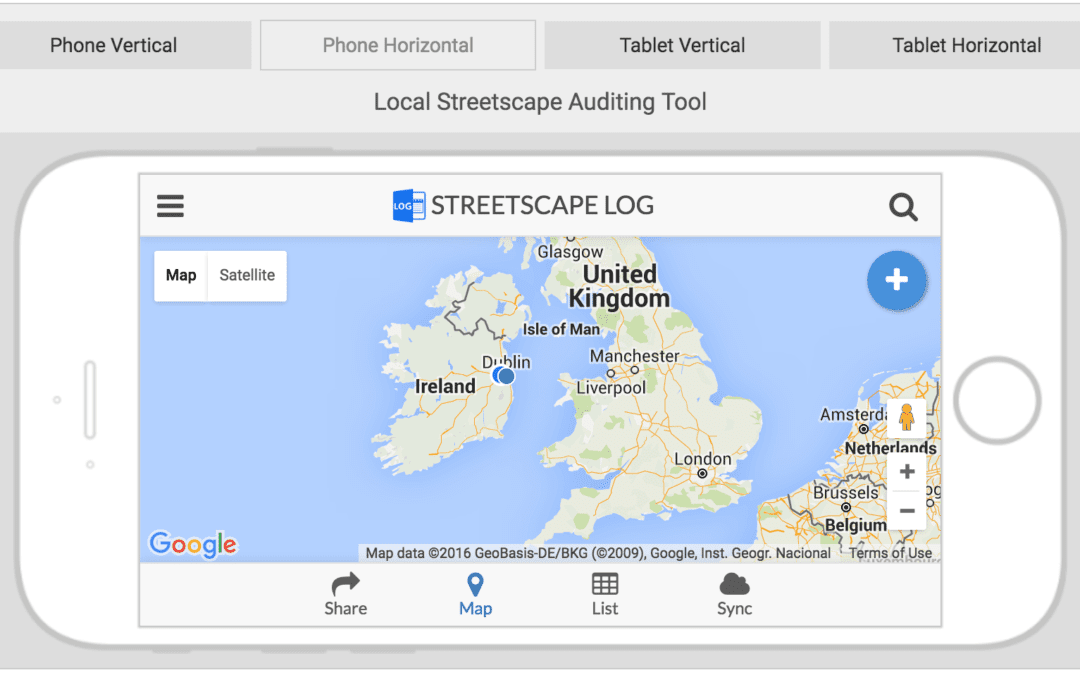 eTownz- Streetscape Log